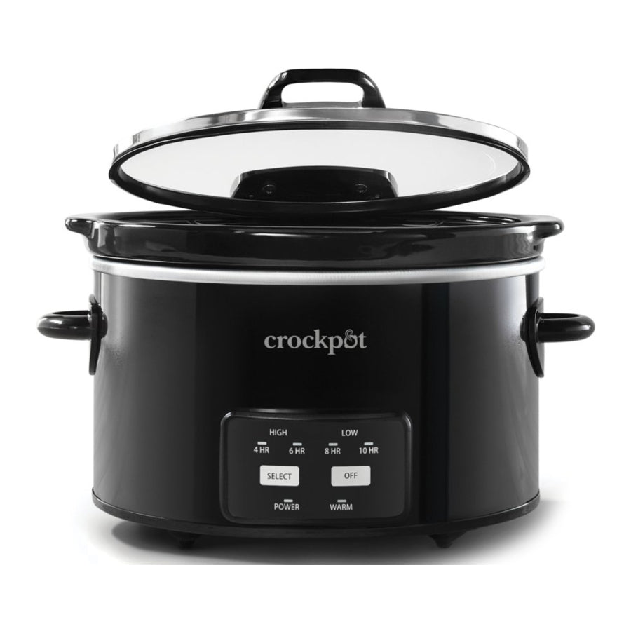 Crockpot 4.5 Qt. Lift & Serve Hinged Lid Slow Cooker