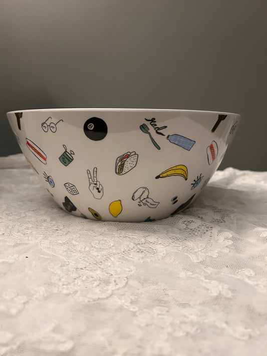 Room Essentials Whimsical Melamine Serving Bowl